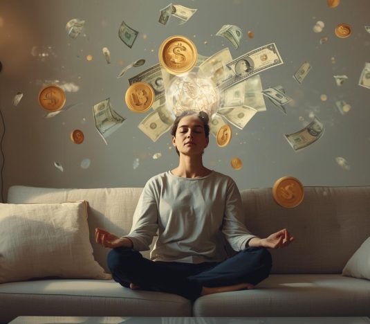 innere glaubenssatzarbeit zum Thema geld als klient couch meditation